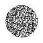 - RealHomes Yuvarlak Fermuarlı Minder - Realhomes  Zebra Desenli Özel Tasarım Yuvarlak Fermuarlı Sandalye Minderi Realhomes