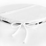 - RealHomes Yuvarlak Fermuarlı Minder - Realhomes  Modern Kalp Desenli Dijital Baskılı Yuvarlak Fermuarlı Sandalye Minderi Realhomes