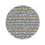 - RealHomes Yuvarlak Fermuarlı Minder - Realhomes Gri Zemin Üzerinde Lacivert Yazı Motifli Yuvarlak Fermuarlı Sandalye Minderi Realhomes