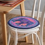 - RealHomes Yuvarlak Fermuarlı Minder - Realhomes  Rengarenk Bohem Otantik Etnik Fil Desenli Yuvarlak Fermuarlı Sandalye Minderi Realhomes