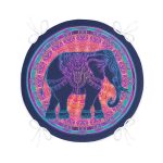 - RealHomes Yuvarlak Fermuarlı Minder - Realhomes  Rengarenk Bohem Otantik Etnik Fil Desenli Yuvarlak Fermuarlı Sandalye Minderi Realhomes