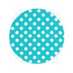 - RealHomes Yuvarlak Fermuarlı Minder - Realhomes Puantiyeli Dijital Baskılı Yuvarlak Fermuarlı Sandalye Minderi Realhomes