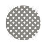 - RealHomes Yuvarlak Fermuarlı Minder - Realhomes Puantiyeli Dijital Baskılı Yuvarlak Fermuarlı Sandalye Minderi Realhomes