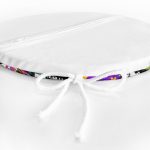 - RealHomes Yuvarlak Fermuarlı Minder - Realhomes Siyah Beyaz Temalı Çiçek Motifli Yuvarlak Fermuarlı Sandalye Minderi Realhomes