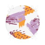 - RealHomes Yuvarlak Fermuarlı Minder - Realhomes Realhomes Soyut Tarazda Pastel Renkli Dijital Baskılı Özel Renkli Yuvarlak Fermuarlı Sandalye Minderi Realhomes