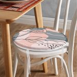 Realhomes Bohemian Özel Tasarım Yuvarlak Fermuarlı Sandalye Minderi Realhomes