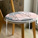 Realhomes Bohemian Özel Tasarım Yuvarlak Fermuarlı Sandalye Minderi Realhomes