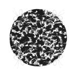 - RealHomes Yuvarlak Fermuarlı Minder - Realhomes Beyaz Zeminde Anlamsız Çizgiler Desenli Yuvarlak Fermuarlı Sandalye Minderi Realhomes