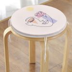 - RealHomes Yuvarlak Fermuarlı Minder - Realhomes  Pembe Zeminde Bohemian Özel Tasarım Yuvarlak Fermuarlı Sandalye Minderi Realhomes