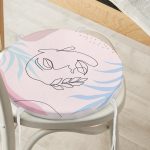 Realhomes Bohemian Özel Tasarım Yuvarlak Fermuarlı Sandalye Minderi Realhomes