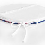 Çiçek Desenli Yelpazeli Japon Kız Motifli Modern Yuvarlak Fermuarlı Sandalye Minderi Realhomes