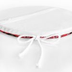 - RealHomes Yuvarlak Fermuarlı Minder - Realhomes Çiçek Desenli Yelpazeli Japon Kız Motifli Modern Yuvarlak Fermuarlı Sandalye Minderi Realhomes