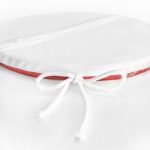 - RealHomes Yuvarlak Fermuarlı Minder - Realhomes  Prenses Pembe Zeminli Yelpazeli Kadın Desenli Yuvarlak Fermuarlı Sandalye Minderi Realhomes