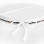 - RealHomes Yuvarlak Fermuarlı Minder - Realhomes  Etnik Desen Zeminli Afrika Kadın Motifli Yuvarlak Fermuarlı Sandalye Minderi Realhomes