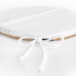 - RealHomes Yuvarlak Fermuarlı Minder - Realhomes  Etnik Desen Zeminli Afrika Kadın Motifli Yuvarlak Fermuarlı Sandalye Minderi Realhomes