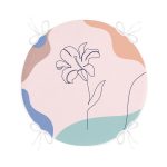 Realhomes Gül Desenli Bohemian Özel Tasarım Yuvarlak Fermuarlı Sandalye Minderi Realhomes