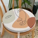 - RealHomes Yuvarlak Fermuarlı Minder - Realhomes Realhomes Bohemian Özel Tasarım Yuvarlak Fermuarlı Sandalye Minderi Realhomes