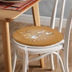 - RealHomes Yuvarlak Fermuarlı Minder - Realhomes  Geleneksel Japon Kadın Figürü Dijital Baskılı Özel Tasarım Modern Yuvarlak Fermuarlı Sandalye Minderi Realhomes