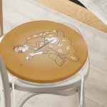 - RealHomes Yuvarlak Fermuarlı Minder - Realhomes  Geleneksel Japon Kadın Figürü Dijital Baskılı Özel Tasarım Modern Yuvarlak Fermuarlı Sandalye Minderi Realhomes