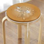 - RealHomes Yuvarlak Fermuarlı Minder - Realhomes  Geleneksel Japon Kadın Figürü Dijital Baskılı Özel Tasarım Modern Yuvarlak Fermuarlı Sandalye Minderi Realhomes