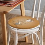 - RealHomes Yuvarlak Fermuarlı Minder - Realhomes  Geleneksel Japon Kadın Figürü Dijital Baskılı Özel Tasarım Modern Yuvarlak Fermuarlı Sandalye Minderi Realhomes