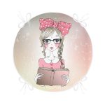 - RealHomes Yuvarlak Fermuarlı Minder - Realhomes Fashion Girl Dijital Baskılı Modern Yuvarlak Fermuarlı Sandalye Minderi Realhomes