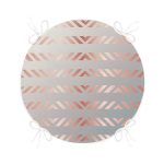 - RealHomes Yuvarlak Fermuarlı Minder - Realhomes Gri Zeminde Geometrik Desenli Dijital Baskılı Yuvarlak Fermuarlı Sandalye Minderi Realhomes