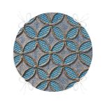 - RealHomes Yuvarlak Fermuarlı Minder - Realhomes  Kabartma Yüzey Geometrik Desenli Dijital Baskılı Yuvarlak Fermuarlı Sandalye Minderi Realhomes