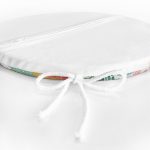 Soyut Renkli Yaprak Motifli Dijital Baskılı Modern Yuvarlak Fermuarlı Sandalye Minderi Realhomes