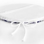 - RealHomes Yuvarlak Fermuarlı Minder - Realhomes Beyaz Zeminli Soft Renkli Yapraklı Dijital Baskılı Modern Yuvarlak Fermuarlı Sandalye Minderi Realhomes