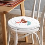 - RealHomes Yuvarlak Fermuarlı Minder - Realhomes Realhomes Fashion Girl Dijital Baskılı Modern Yuvarlak Fermuarlı Sandalye Minderi Realhomes