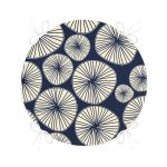 - RealHomes Yuvarlak Fermuarlı Minder - Realhomes Renkli Zemin Üzerinde Onedraw Çizimli Limon Dijital Baskılı Modern Yuvarlak Fermuarlı Sandalye Minderi Realhomes