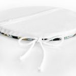 - RealHomes Yuvarlak Fermuarlı Minder - Realhomes  Beyaz Zemin Üzerinde Renkli Palmiye Desenli Dijital Baskılı Modern Yuvarlak Fermuarlı Sandalye Minderi Realhomes