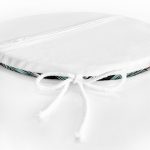 - RealHomes Yuvarlak Fermuarlı Minder - Realhomes  Siyah Zemin Üzerinde Yaprak Desenli Dijital Baskılı Modern Yuvarlak Fermuarlı Sandalye Minderi Realhomes