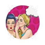 Fashion Girl Dijital Baskılı Modern Yuvarlak Fermuarlı Sandalye Minderi Realhomes