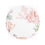 - RealHomes Yuvarlak Fermuarlı Minder - Realhomes Beyaz Zemin Üzerinde Denizanası Motifli Dijital Baskılı Modern Yuvarlak Fermuarlı Sandalye Minderi Realhomes