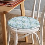 - RealHomes Yuvarlak Fermuarlı Minder - Realhomes Renkli Zeminde Onedraw Çizimli Çiçek Desenli Dijital Baskılı Modern Yuvarlak Fermuarlı Sandalye Minderi Realhomes