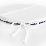 - RealHomes Yuvarlak Fermuarlı Minder - Realhomes  Renkli Zeminde Onedraw Çizimli Çiçek Desenli Dijital Baskılı Modern Yuvarlak Fermuarlı Sandalye Minderi Realhomes