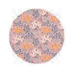 - RealHomes Yuvarlak Fermuarlı Minder - Realhomes Renkli Zeminde Onedraw Çizimli Çiçek Desenli Dijital Baskılı Modern Yuvarlak Fermuarlı Sandalye Minderi Realhomes