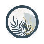 - RealHomes Yuvarlak Fermuarlı Minder - Realhomes Beyaz Zeminde Onedraw Çizimli Yaprak Desenli Dijital Baskılı Modern Yuvarlak Fermuarlı Sandalye Minderi Realhomes