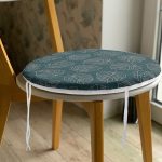 - RealHomes Yuvarlak Fermuarlı Minder - Realhomes Siyah Zeminli Gold Çizgili Yaprak Desenli Dijital Baskılı Modern Yuvarlak Fermuarlı Sandalye Minderi Realhomes