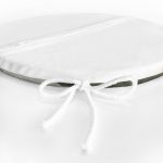 - RealHomes Yuvarlak Fermuarlı Minder - Realhomes  Renkli Zeminli Onedraw Çizimli Yaprak Desenli Dijital Baskılı Modern Yuvarlak Fermuarlı Sandalye Minderi Realhomes