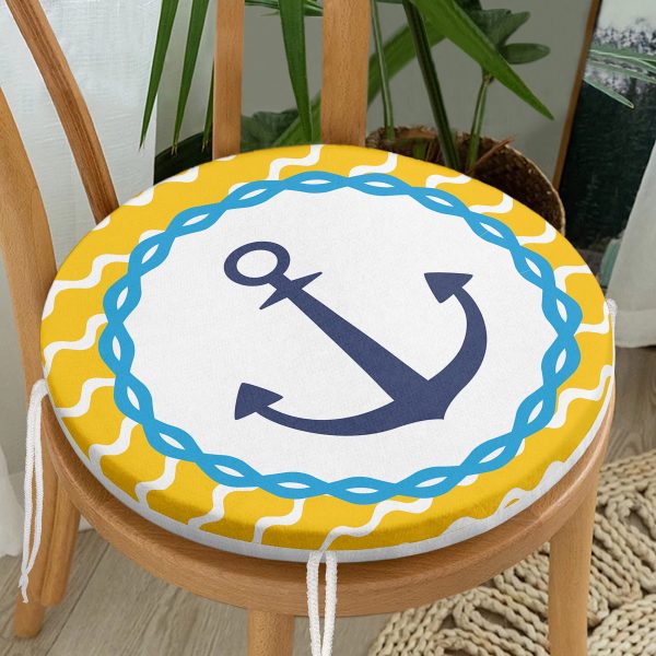 - RealHomes Yuvarlak Fermuarlı Minder - Realhomes  Siyah Beyaz Ekose Üzerinde Renkli Balkabağı Desenli Dijital Baskılı Modern Yuvarlak Fermuarlı Sandalye Minderi Realhomes