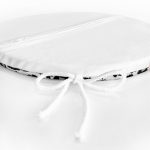 - RealHomes Yuvarlak Fermuarlı Minder - Realhomes Gri Zemin Üzerinde Geometrik Çizim Dijital Baskılı Modern Yuvarlak Fermuarlı Sandalye Minderi Realhomes