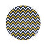 - RealHomes Yuvarlak Fermuarlı Minder - Realhomes Beyaz Zemin Üzerinde Renkli Geometrik Desenli Dijital Baskılı Modern Yuvarlak Fermuarlı Sandalye Minderi Realhomes