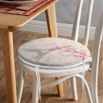 - RealHomes Yuvarlak Fermuarlı Minder - Realhomes  Eyfel Kulesi Resimli Dijital Baskılı Yuvarlak Fermuarlı Sandalye Minderi Realhomes