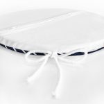 - RealHomes Yuvarlak Fermuarlı Minder - Realhomes Renkli Zemin Üzerinde Çapa Desenli Dijital Baskılı Modern Yuvarlak Fermuarlı Sandalye Minderi Realhomes