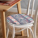 - RealHomes Yuvarlak Fermuarlı Minder - Realhomes Modern Fil Desen Dijital Baskılı Modern Yuvarlak Fermuarlı Sandalye Minderi Realhomes