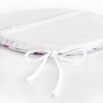 - RealHomes Yuvarlak Fermuarlı Minder - Realhomes Kalp Desen Dijital Baskılı Yuvarlak Fermuarlı Sandalye Minderi Realhomes