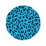 Renkli Zemin Üzerinde Modern Puantiye Desenli Dijital Baskılı Modern Yuvarlak Fermuarlı Sandalye Minderi Realhomes